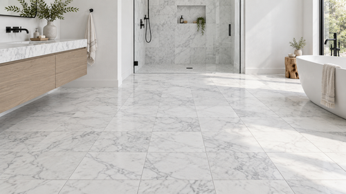 Bathroom floor tile