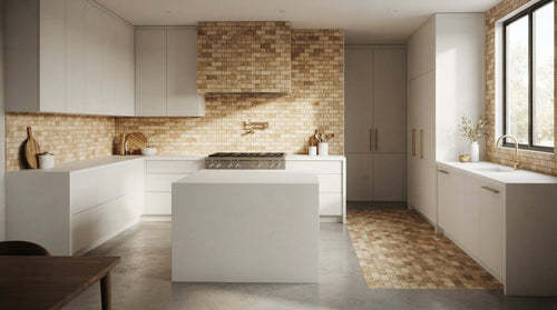 Ivory, noce & gold