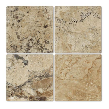 Philadelphia Travertine 12’’ X 12’’ Tile Tumbled/Filled & Honed Wall Tile