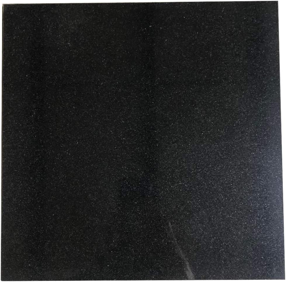 Absolute Black Granite 12’’ X 12’’ Tile Micro-Beveled Polished Wall Tile