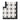 Thassos White Marble Florida Flower Border CORNER (Black) Polished/Honed Accent & Trim Tile