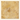 Single 18x18 filled and honed gold yellow travertine tile with natural cloudy variation on a clean studio background