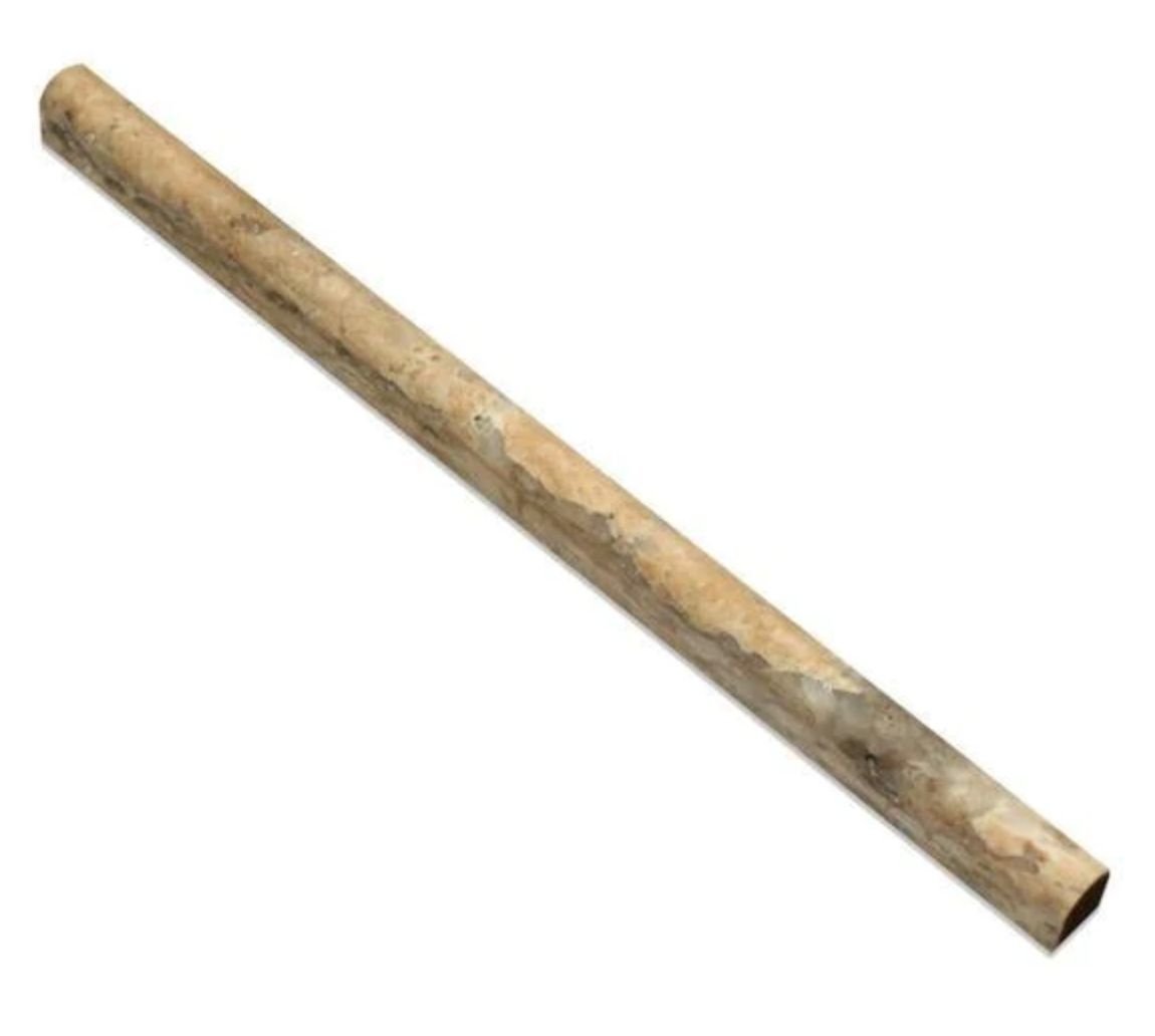 Philadelphia Travertine 1/2’’ X 12’’ Pencil Liner Honed Liner