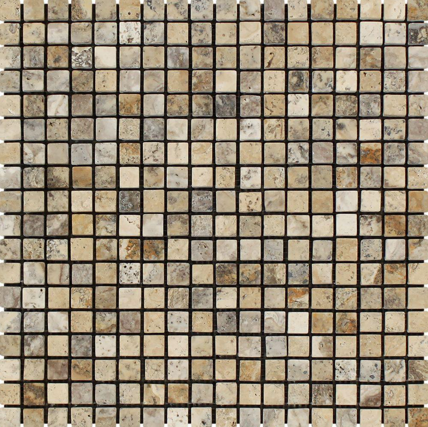 Philadelphia Travertine 5/8’’ X 5/8’’ Mosaic Tumbled Wall Tile