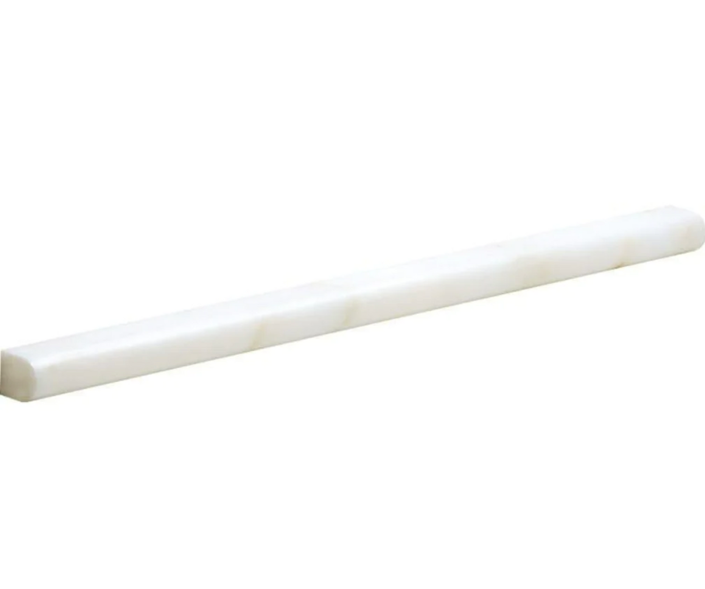 Afyon White Marble 1/2’’ X 12’’ Pencil Liner Polished Liner
