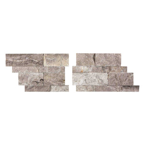 Atlantic Gray Marble Tile - Ledger-Panel Corner