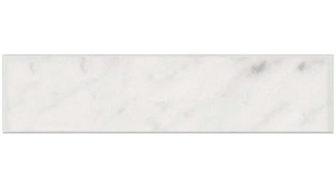 Bianco Carrara White Marble 2 X 8 Tile Micro-Beveled Wall Tile