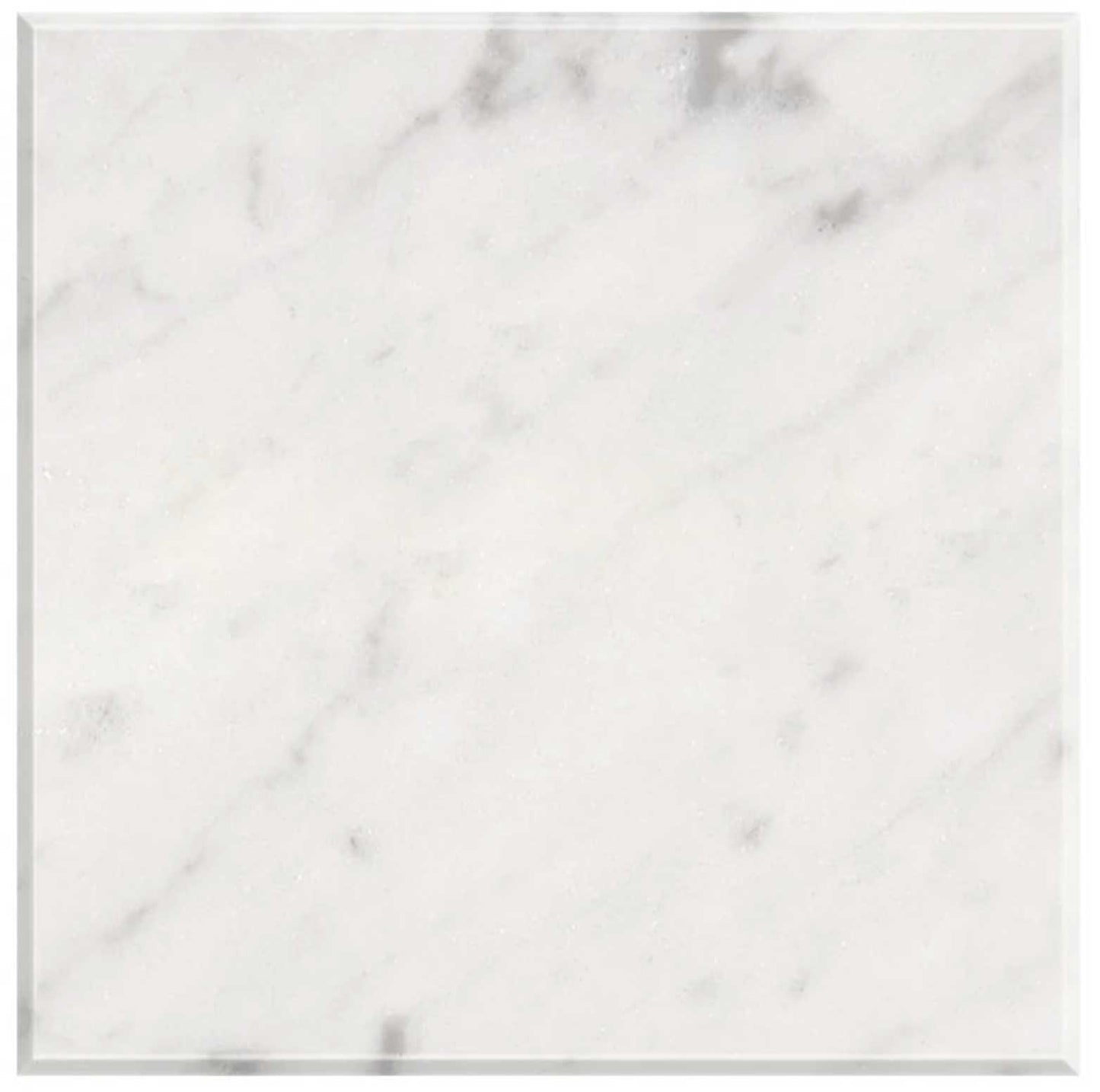 Bianco Carrara White Marble 4 X 4 Tile Micro-Beveled Wall Tile