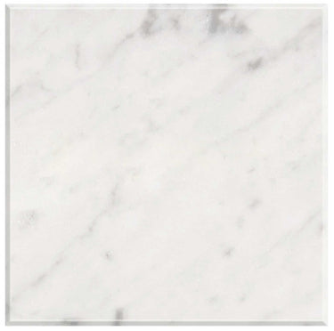 Bianco Carrara White Marble 4 X 4 Tile Micro-Beveled Wall Tile
