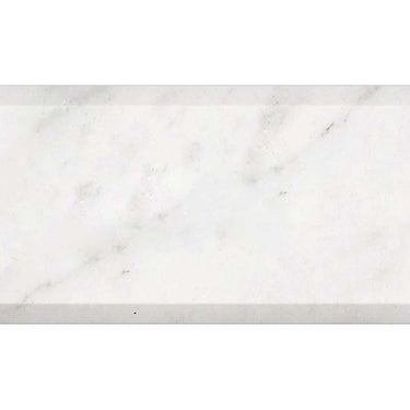 Bianco Carrara White Marble 3 X 6 Tile Deep-Beveled Wall Tile
