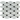 Bianco Carrara White Marble Octave Mosaic with Black Wall Tile