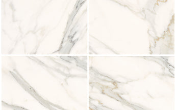 Calacatta Gold Marble 12’’ X 12’’ Tile Micro-Beveled Wall Tile