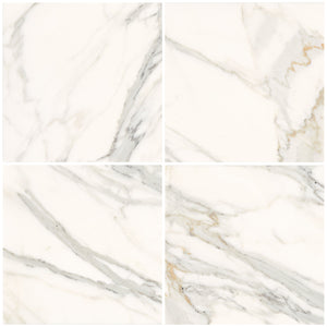 Calacatta Gold Marble Tile - 12x12
