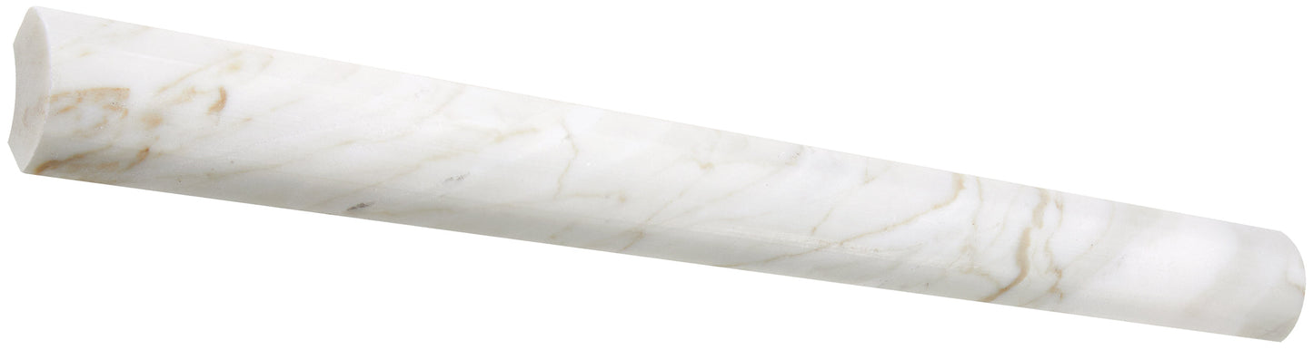 Calacatta Gold Marble 1’’ X 12’’ Quarter-Round Trim Quarter-Round