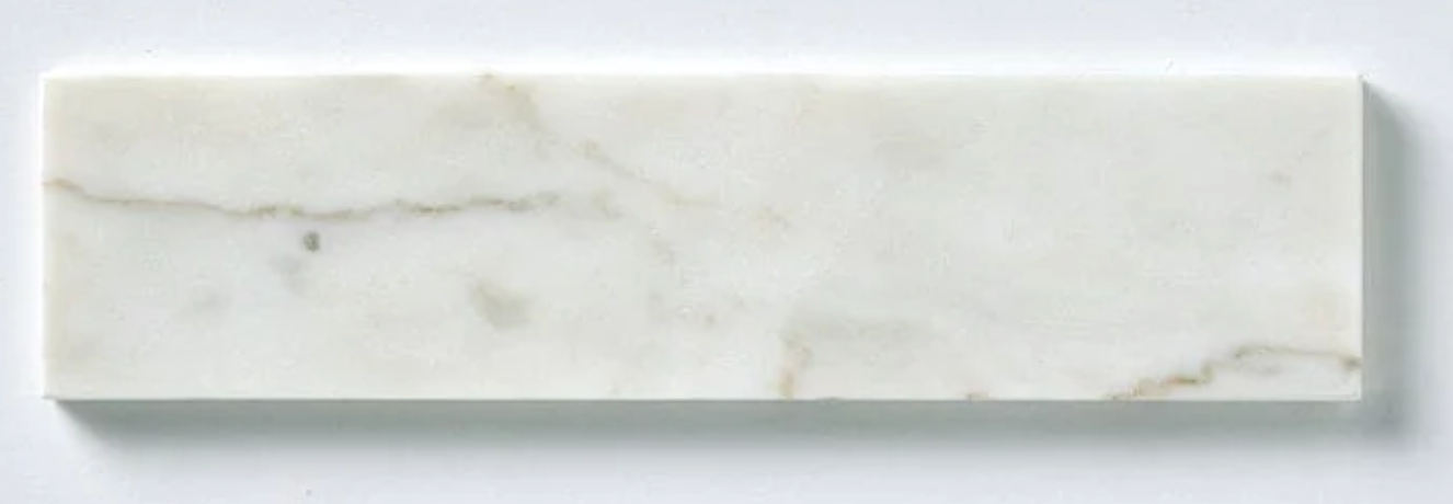 Calacatta Gold Marble 2’’ X 8’’ Tile Micro-Beveled Wall Tile