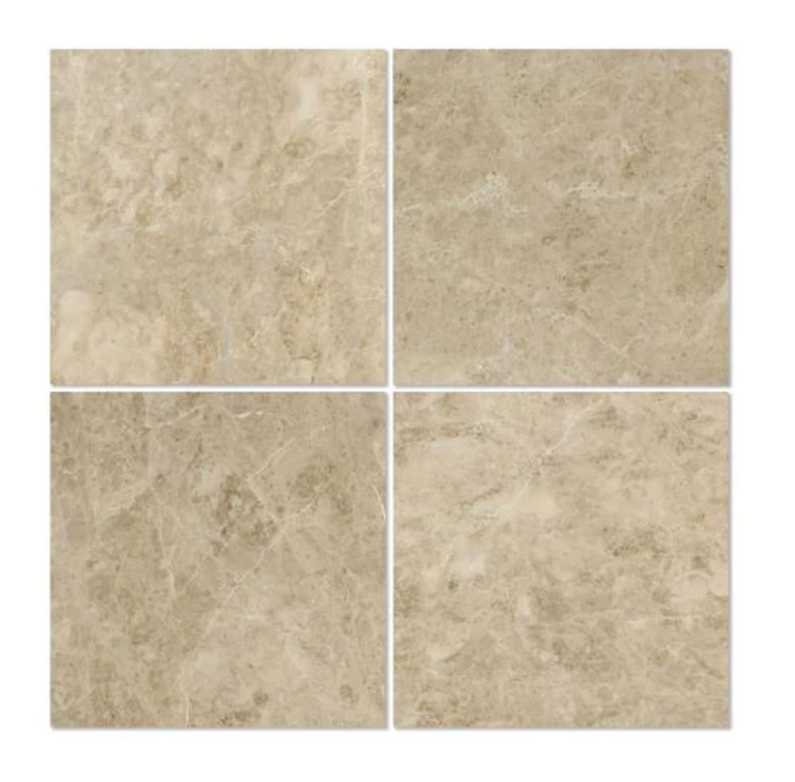 Cappuccino Marble 18’’ X 18’’ Tile Micro-Beveled Wall Tile