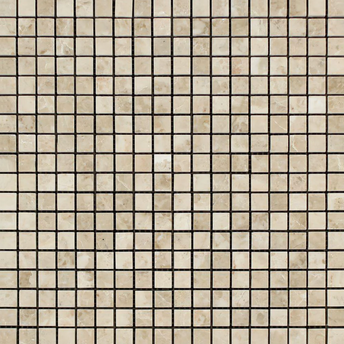 Cappuccino Marble 5/8’’ X 5/8’’ Mosaic Backsplash Tile