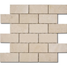 Crema Marfil Marble 2’’ X 4’’ Straight-Edged Brick Mosaic Backsplash Tile