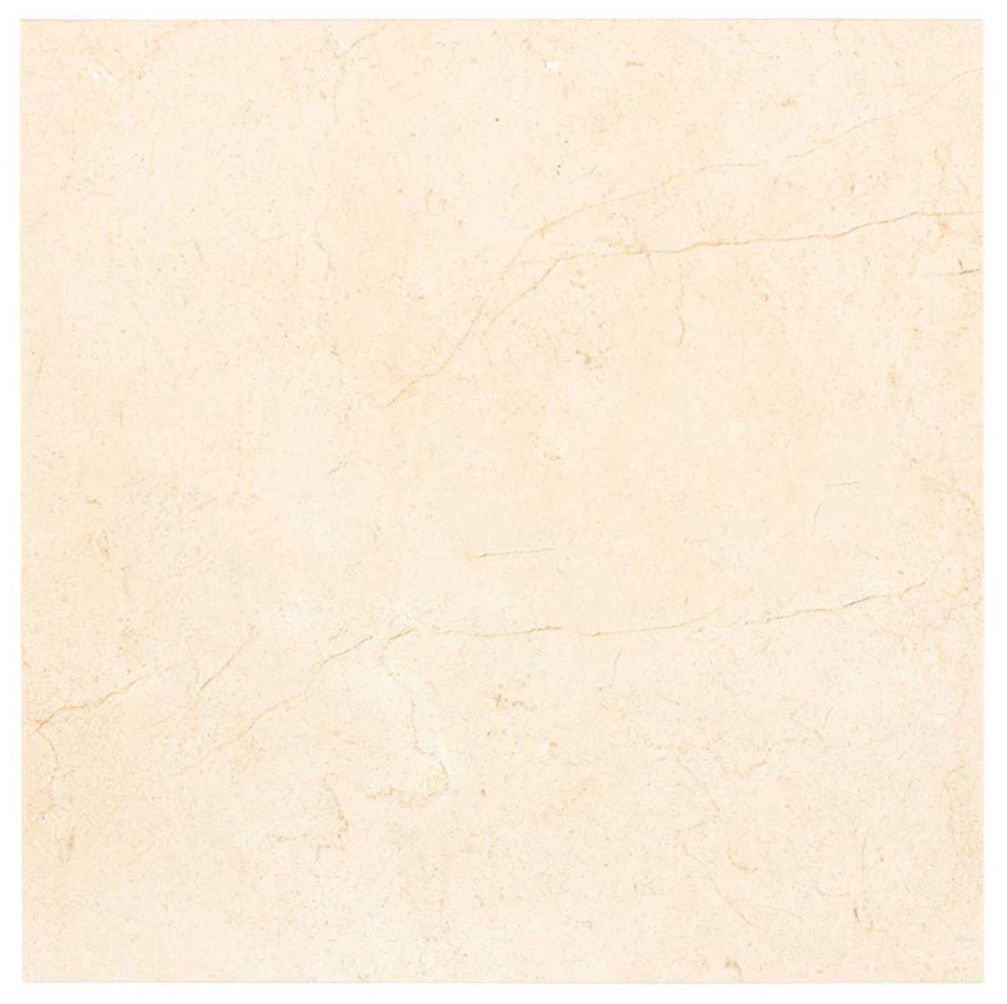 Crema Marfil Marble 12’’ X 12’’ Tile Micro-Beveled - Premium Wall Tile