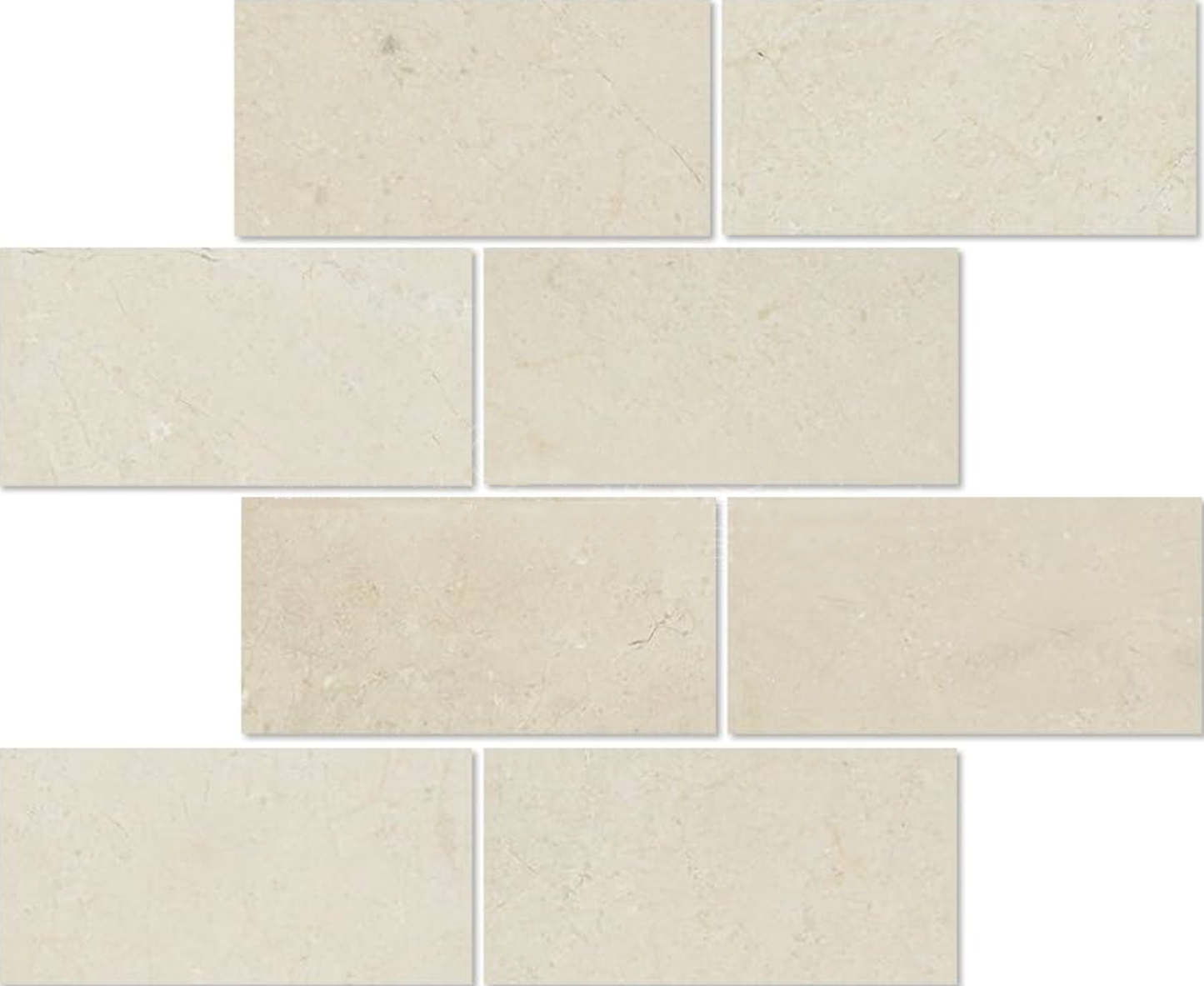 Crema Marfil Marble 3’’ X 6’’ Tile Wall Tile