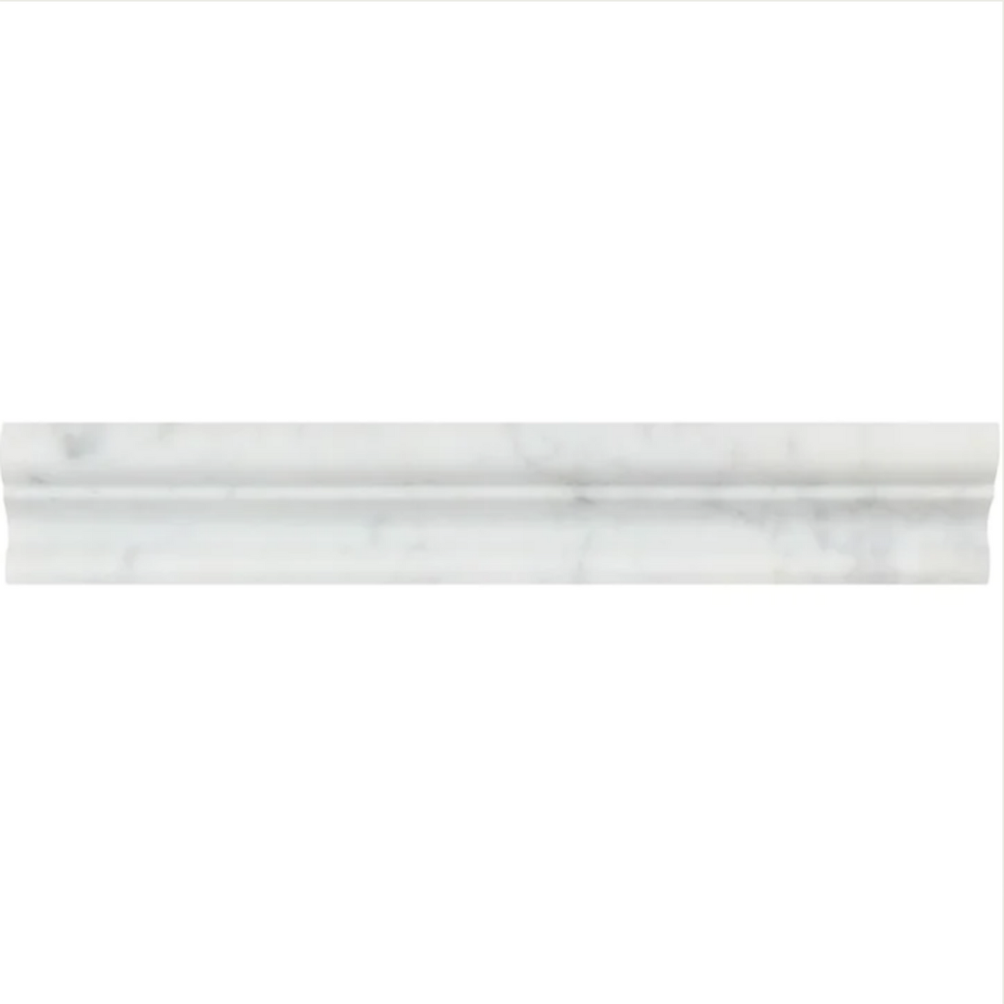 Bianco Carrara White Marble 2’’ X 12’’ Crown Molding Crown