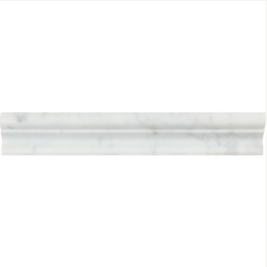 Bianco Carrara White Marble 2 X 12 Crown Molding Crown