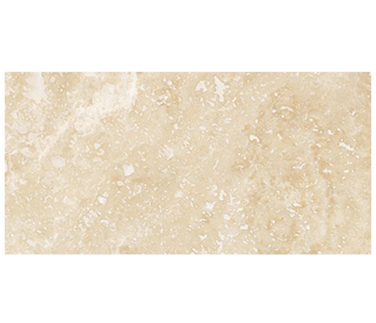 Ivory (Light) Travertine 12’’ X 24’’ Tile - (Cross-cut) Wall Tile