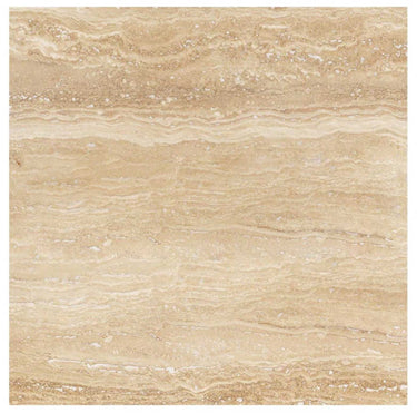 Ivory (Light) Travertine 24’’ X 24’’ Tile - (Vein-Cut) Wall Tile