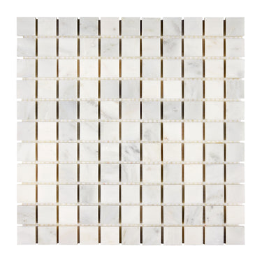 Oriental White Marble Tile - 1’’ X 1’’ Mosaic Polished/Honed Wall Tile