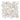 Oriental White Marble Tile - Bubbles Mosaic Polished/Honed Wall Tile