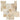 Philadelphia Travertine Versailles Pattern Tile Brushed & Chiseled - Unfilled Wall Tile