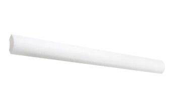 Thassos White Marble 1’’ X 12’’ Quarter-Round Trim Polished/Honed Quarter-Round