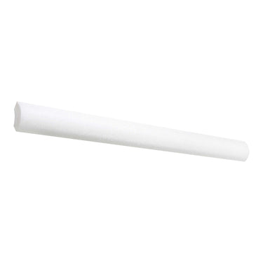 Thassos White Marble 1’’ X 12’’ Quarter-Round Trim Polished/Honed Quarter-Round