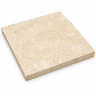 Ivory (Light) Travertine Tile - 24x24 Paver 3cm