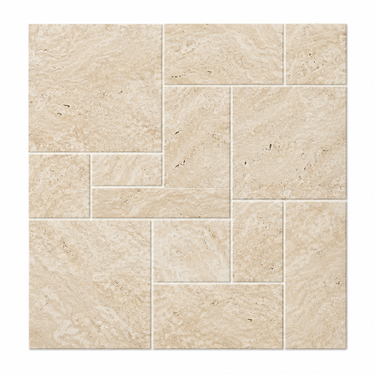 Malibu Travertine Tile - Versailles Pattern
