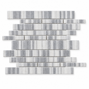 Marmara Equator Marble Mosaic - Manhattan Random-Strip