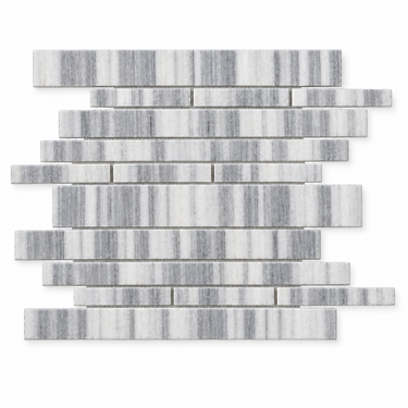 Marmara Equator Marble Mosaic - Manhattan Random-Strip