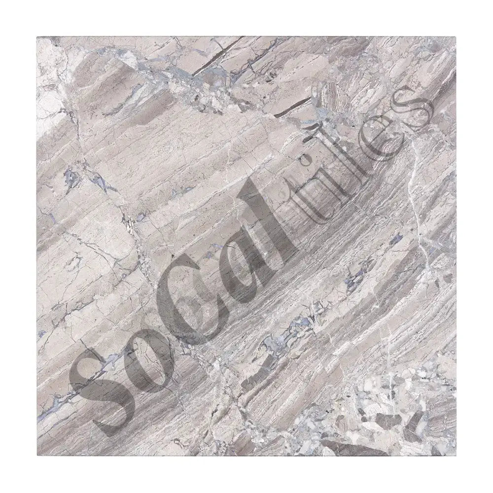 Atlantic Gray Marble 24’’ X 24’’ Tile Micro-Beveled Polished/Honed Wall Tile