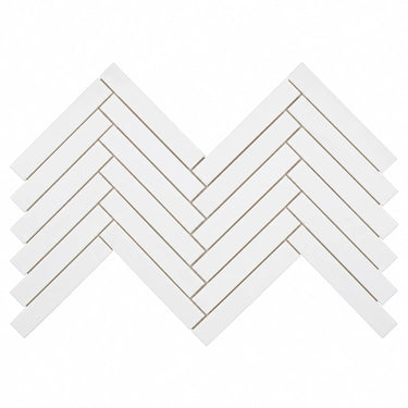 Bianco Dolomite Mosaic - 1x6 Herringbone
