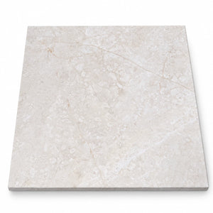 White Pearl Botticino Marble Tile - 12x12