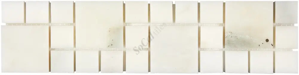 Calacatta Oliva Marble 3’’ X 12’’ Rimini Border Polished/Honed Accent & Trim Tile