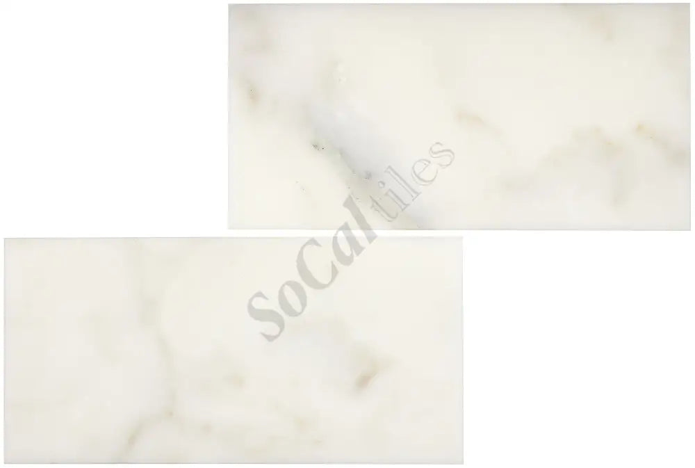 Calacatta Oliva Marble 6’’ X 12’’ Tile Micro-Beveled Polished/Honed Wall Tile