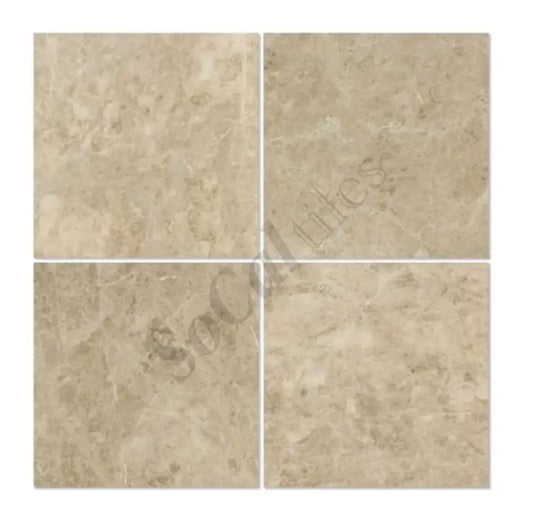 Cappuccino Marble 24’’ X 24’’ Tile Micro-Beveled Wall Tile