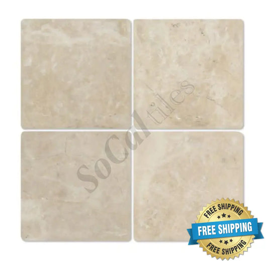 Cappuccino Marble 4’’ X 4’’ Tile Wall Tile