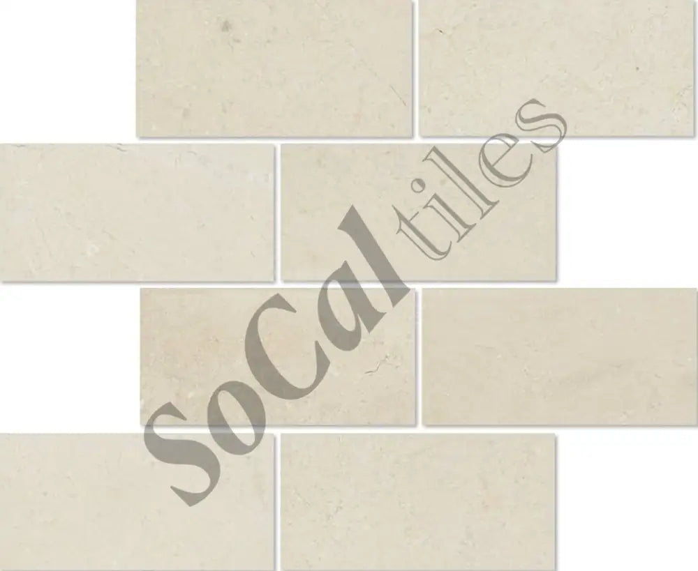 Crema Marfil Marble 3’’ X 6’’ Tile Wall Tile