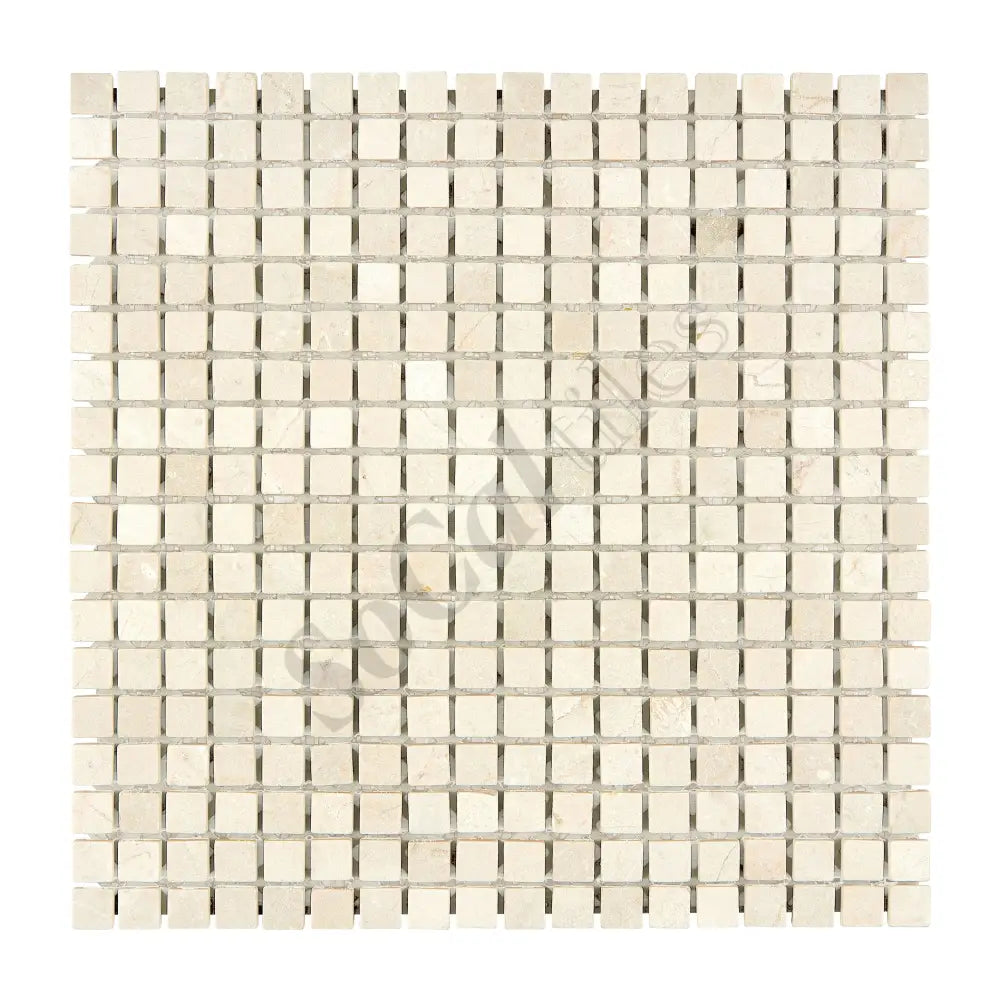 Crema Marfil Marble 5/8’’ X 5/8’’ Mosaic Backsplash Tile
