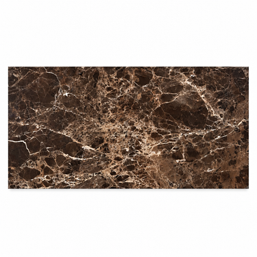 Emperador Dark 12x24 marble tile hero render