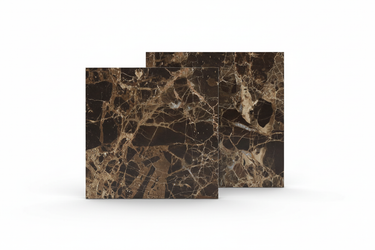 Emperador Dark 18x18 clean white-background product shot