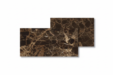 Emperador Dark 6x12 clean white-background product shot