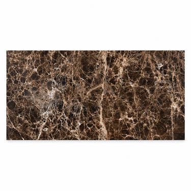 Emperador Dark 6x12 marble tile hero render